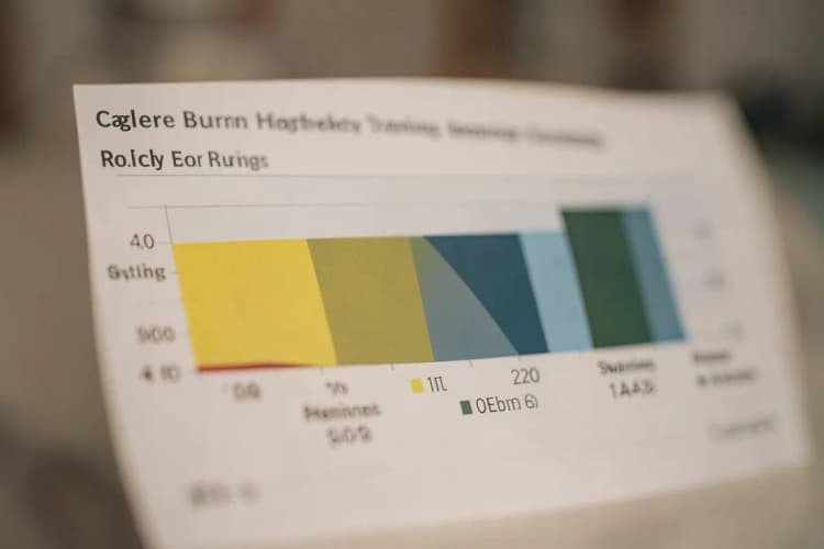 Gráfico de barras mostrando queima de calorias com treino HIIT em comparação com outros treinos